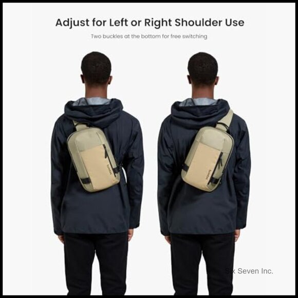 Compact Sling Backpack, Lightweight Crossbody Shoulder Bag, EDC Daypack main image 4